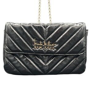 Nicole Miller Black Crossbody Bag